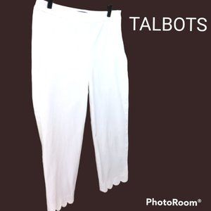 TALBOTS Chatham Crop Pants Sz 8P